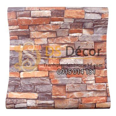 Giấy dán tường gạch cổ mờ độc đáo 3D029-3