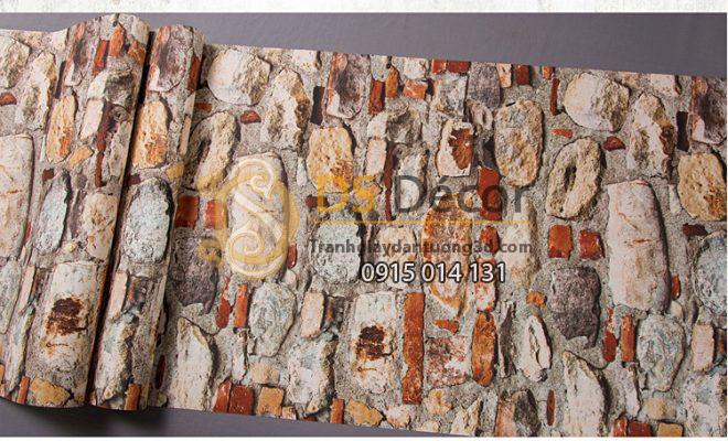 Mặt Giấy dán tường giả đá vỡ 3D033
