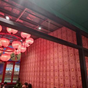 Giấy dán tường họa tiết Hong Kong cổ trang 3D034 dán quán ăn