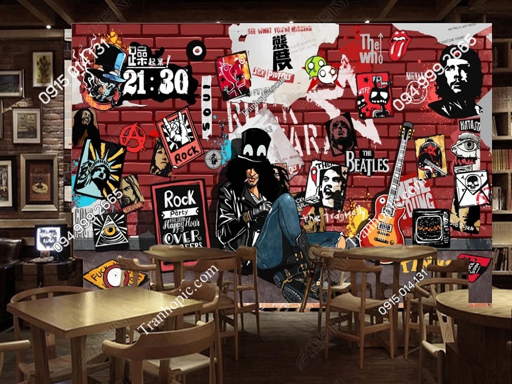Tranh dán tường nghệ thuật Grafity 28647217