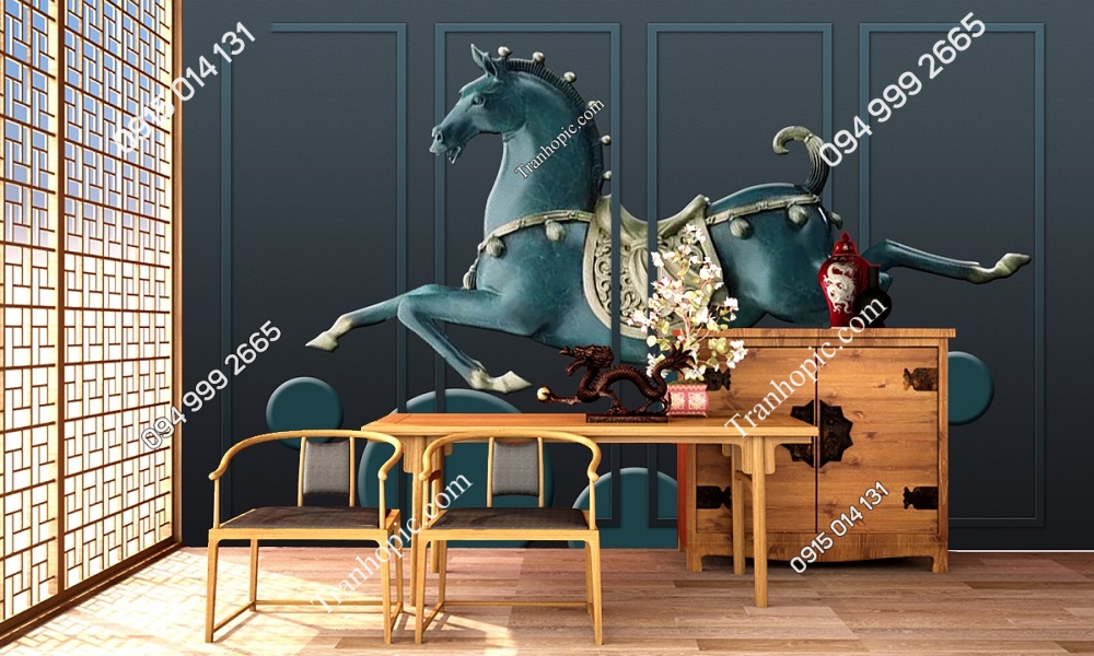 Tranh dán tường 5D hiện đại 34495