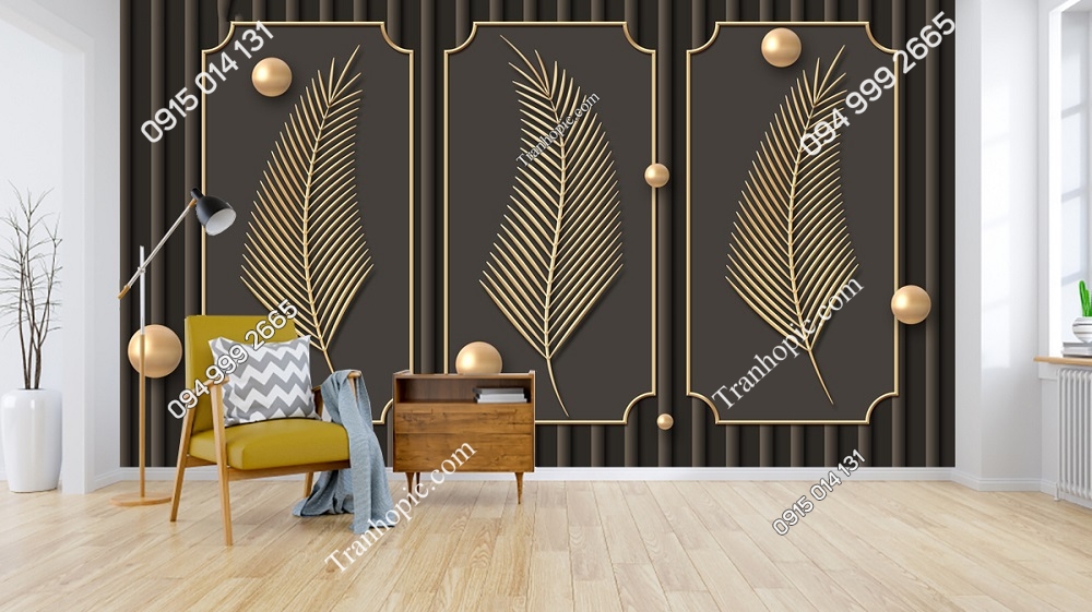 Tranh dán tường 5D hiện đại 34515