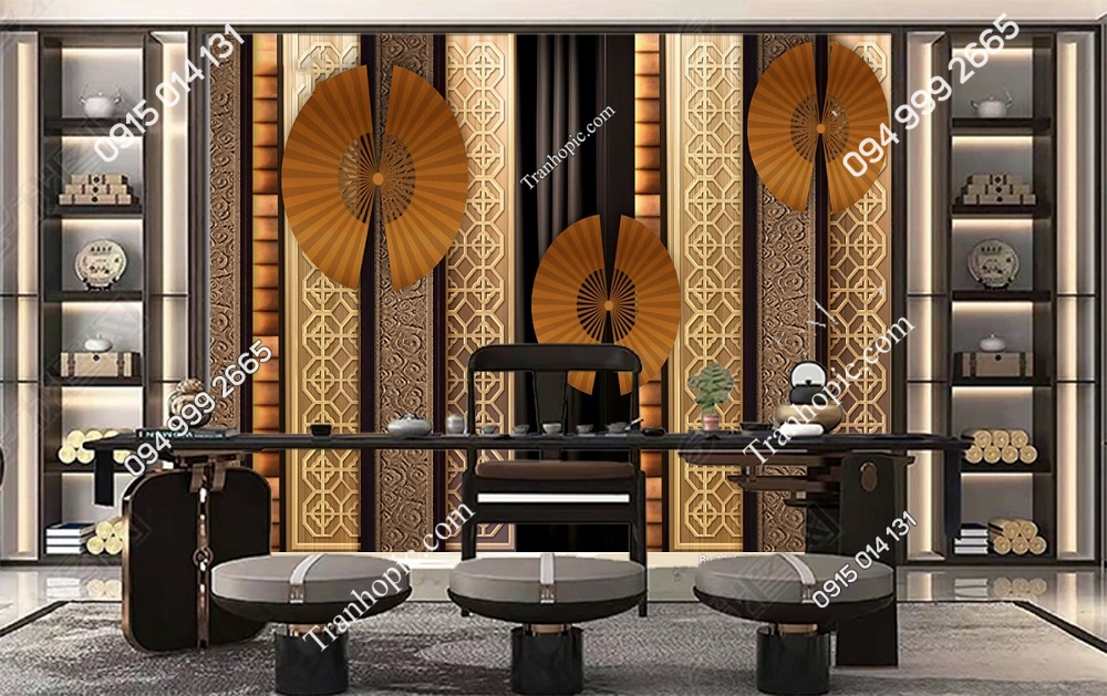 Tranh dán tường 5D hiện đại 55020