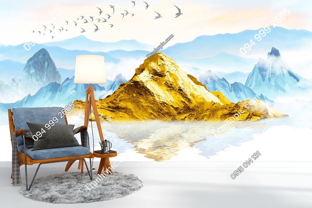 Tranh dán tường núi vàng biển bạc 2959734393