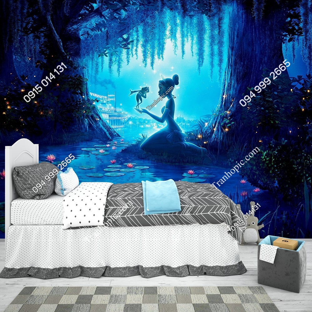 Tranh Công chúa và chàng Ếch dán tường 1226757
