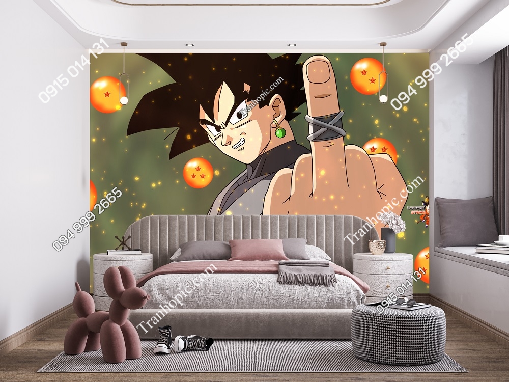 Tranh dán tường Goku và ngọc rồng 749966