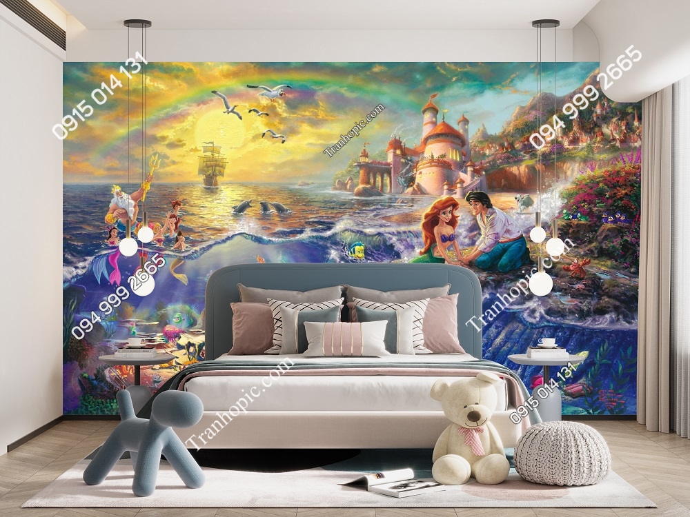Tranh dán tường Nàng tiên cá Little Mermaid 420292