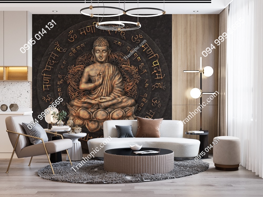 Tranh dán tường Phật Gautama 2743045495