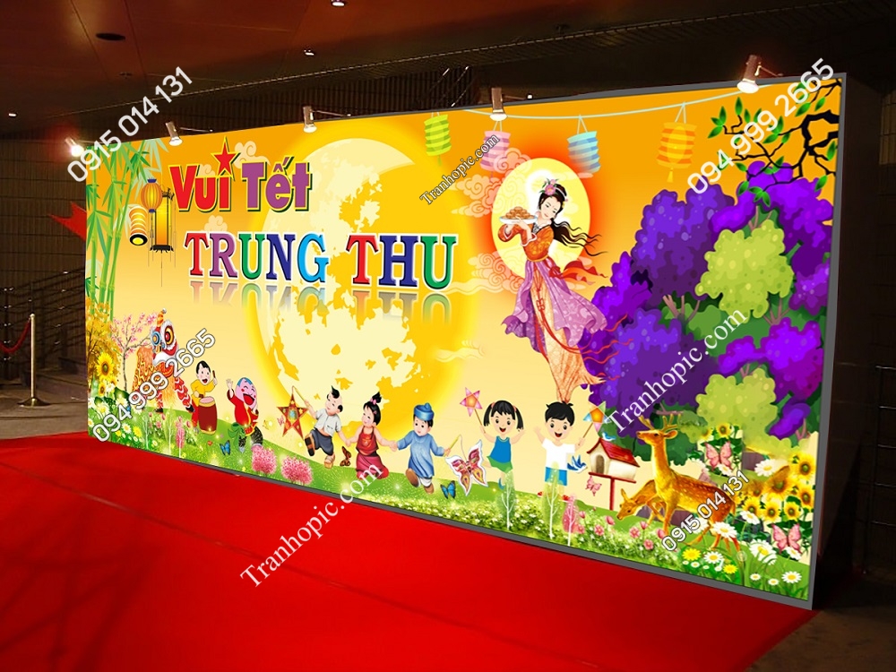 Trăng backdrop phông sân khấu Vui tết trung thu PK_2787141
