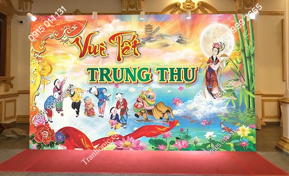 Tranh vui tết trung thu dán tường PK_2538934