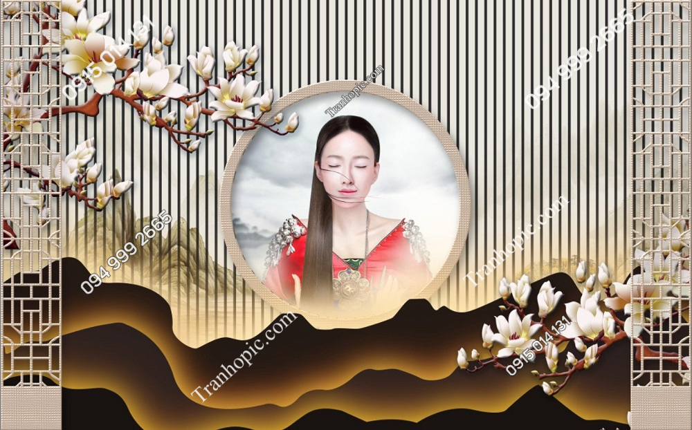 Tranh dán tường spa đông y dưỡng sinh 2732024 (21)