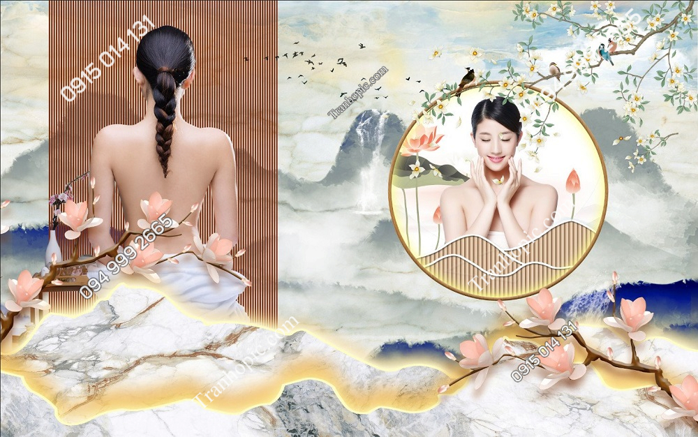Tranh spa đông y dưỡng sinh dán tường 2732024 (29)
